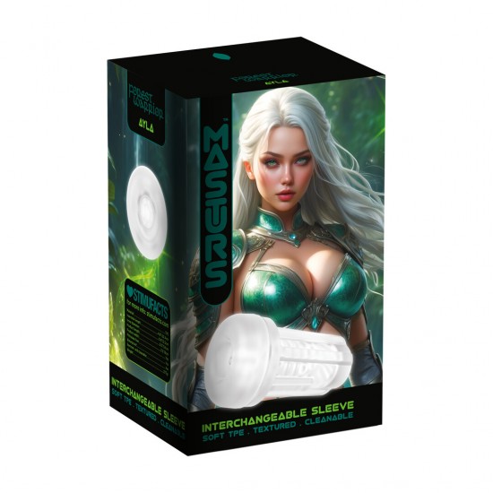 Leve o prazer com o Solara a um novo patamar com esta capa intercambiável de TPE texturizada. O material macio e seguro para o corpo, o TPE, oferece uma sensação realista, enquanto as texturas internas proporcionam uma v