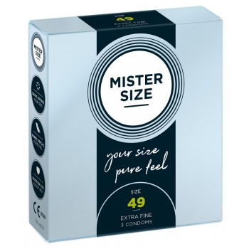 Mister Size 49mm 3 pack 