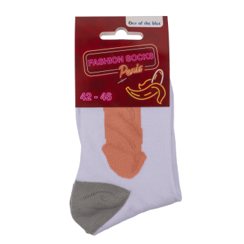 Meias Brancas Penis OS