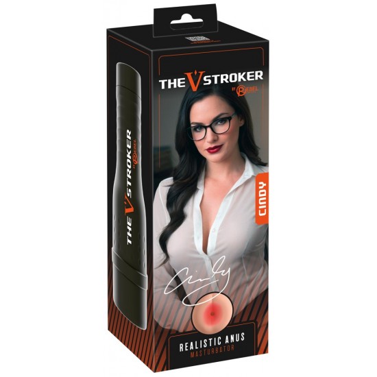 Excelente trabalho manual – com estilo e discrição!O masturbador compacto V-Stroker Cindy da Rebel cumpre muito bem sua função e cabe perfeitamente na palma da mão. A parte mais íntima da secretária Cindy fica escondida