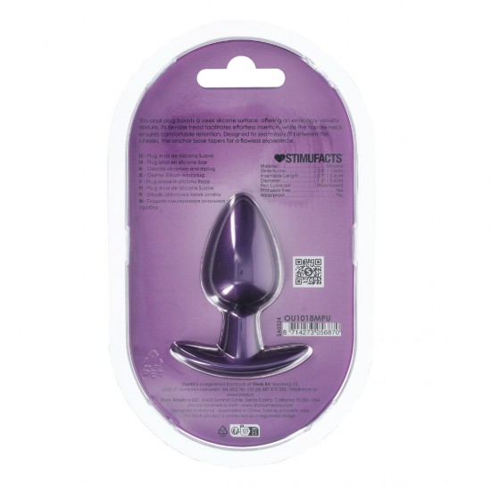 O plug anal Ouch! Médio de 7,9 cm (3,1
