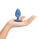 O Plug Anal Grande Ouch! de 3,5'' / 8,9 cm, com sua linda cor metálica, é único. Seja sozinho ou com seu parceiro, explore novos prazeres com estes lindos plugs de silicone macio Ouch!