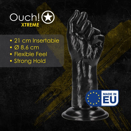 Fist of Pleasure é um dildo para fisting fabricado na Europa que combina design realista e qualidade superior. Este acessório foi criado para quem busca estimulação anal ou vaginal intensa e profunda. Sua estrutura semir