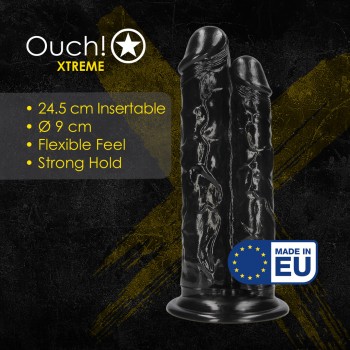 Double Titan - Realistic Double Dildo - 824 gr / 24,5 cm 
