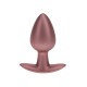 O Plug Anal Médio Ouch! de 3,1'' / 7,9 cm, com sua linda cor metálica, é único. Seja sozinho ou com seu parceiro, explore novos prazeres com estes lindos plugs de silicone macio Ouch!