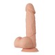 Com um formato perfeito, este dildo curvo realista possui um arco pronunciado, ideal para estimulação do ponto G, proporcionando uma massagem incrível no seu ponto sensível com facilidade. Com o comprimento perfeito, des