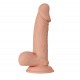 Este dildo foi projetado com TPR macio, semelhante à pele, na parte externa e um núcleo interno firme, proporcionando um brinquedo que proporciona a mesma sensação de uma ereção real! Este dildo apresenta um design ultra