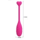 Desfrute de prazer em qualquer lugar com este vibrador em formato de ovo incrivelmente discreto e controlado por aplicativo. Este vibrador oval é ideal para preliminares e estimulação durante o dia. Leve sua vida amorosa