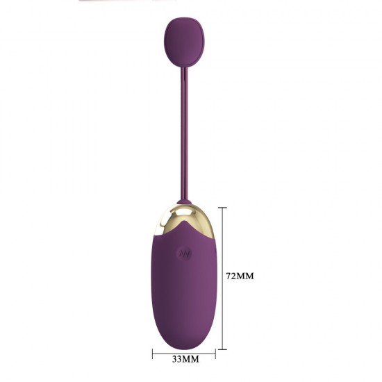 Desfrute de prazer em qualquer lugar com este vibrador em formato de ovo incrivelmente discreto e com controle remoto. Este vibrador em formato de ovo é liso e arredondado, com uma ponta afilada para uma estimulação prec
