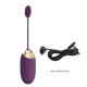 Desfrute de prazer em qualquer lugar com este vibrador em formato de ovo incrivelmente discreto e com controle remoto. Este vibrador em formato de ovo é liso e arredondado, com uma ponta afilada para uma estimulação prec