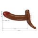 Assuma o controle e satisfaça seu(sua) parceiro(a) na cama com o vibrador oco com arnês da PRETTYLOVE! As alças de nylon ajustáveis ​​facilitam a colocação do arnês e o ajuste perfeito na cintura antes de começar a brinc