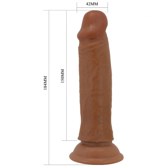 Mais um dildo fantástico da nossa linha de brinquedos sexuais realistas, feito de material TPR realista com design de núcleo vertebral. Este super dildo realista possui uma cabeça generosa e pele deslizante para sensaçõe