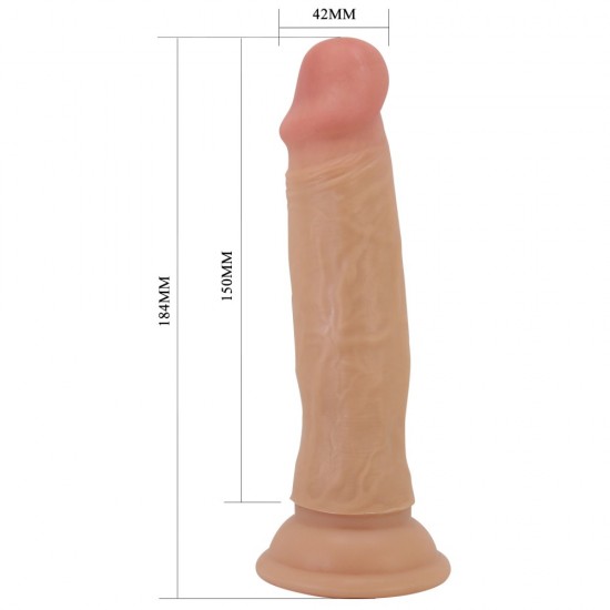 Mais um dildo fantástico da nossa linha de brinquedos sexuais realistas, feito de material TPR realista com design de núcleo vertebral. Este super dildo realista possui uma cabeça generosa e pele deslizante para sensaçõe