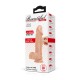 Este dildo foi projetado com TPR macio, semelhante à pele, na parte externa e um núcleo interno firme, proporcionando um brinquedo que proporciona a mesma sensação de uma ereção real! Este dildo apresenta um design ultra