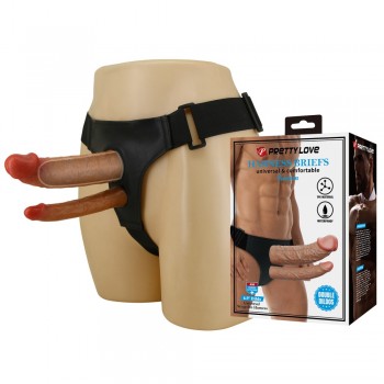 Pretty Love Keaven com dildos duplos