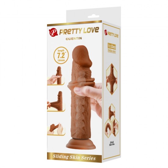 Mais um dildo fantástico da nossa linha de brinquedos sexuais realistas, feito de material TPR realista com design de núcleo vertebral. Este super dildo realista possui uma cabeça generosa e pele deslizante para sensaçõe
