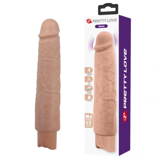 Este vibrador realista proporciona um prazer incrível para ela! Parece um pênis de verdade, é longo e grosso, com um motor potente e uma glande realista. Possui um design e funções simples e clássicas, é recarregável via