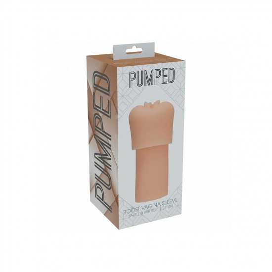 A Manga para bomba é ​​um acessório macio e realista, projetado para aumentar o conforto e melhorar a vedação dos cilindros de bomba PUMPED compatíveis. Com uma entrada vaginal realista e uma construção ultramacia, esta