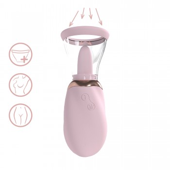 Boost - Bomba de Vulva e Seios recarregável - Rosa