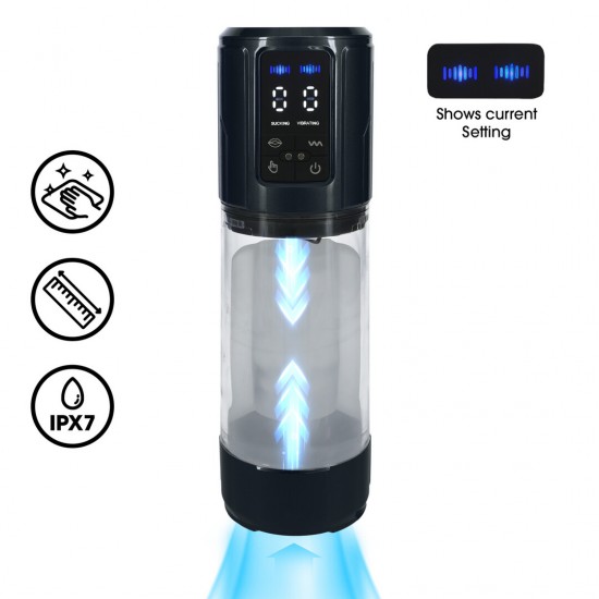 UltraLift - Bomba masturbadora automática à prova dágua A bomba masturbadora automática UltraLift oferece amplas possibilidades de crescimento, manual ou automático. A manga de inserção suave garante uma experiência confortável. Surpreenda-se a cada vez com o tamanho que você