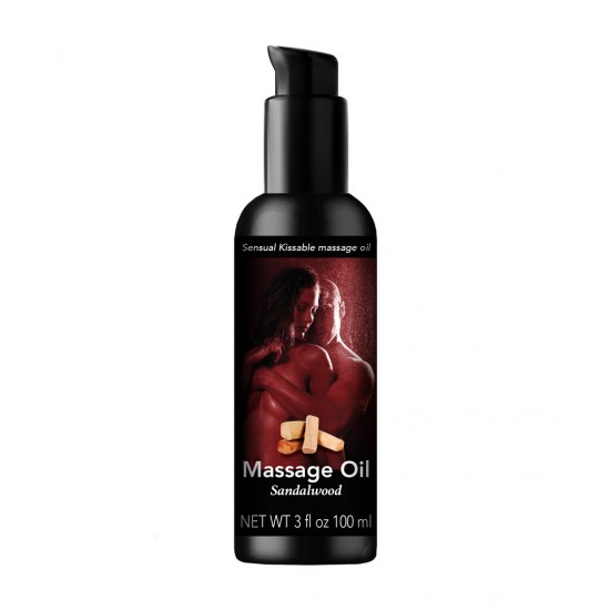 Óleo de massagem com aroma doce de sândalo, perfeito para massagens corporais relaxantes e sensuais. Modo de usar: Aplique a quantidade de óleo desejada na parte do corpo desejada e repita quantas vezes quiser. Mantenha