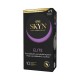 Ultrafino e ultramacio, o preservativo SKYN Elite eleva a experiência íntima para o próximo nível: é o mais próximo que existe de não usar nada e ter a sensação natural de pele com a pele.