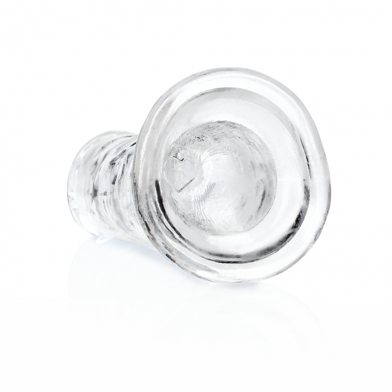 Dildo Realistico com ventosa - 6 Pronto para um orgasmo CRISTALINO? Alcance o seu clímax com estilo com estes dildos transparentes e de formato bonito. Este dildo consegue ver através de si e sabe exatamente como gosta dele. Este dildo é adequado para u