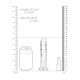 Dildo Realistico com ventosa - 6 Pronto para um orgasmo CRISTALINO? Alcance o seu clímax com estilo com estes dildos transparentes e de formato bonito. Este dildo consegue ver através de si e sabe exatamente como gosta dele. Este dildo é adequado para u