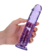 Pronto para um orgasmo CRISTALINO? Alcance o seu clímax com estilo com estes dildos transparentes e de formato bonito. Este dildo consegue ver através de si e sabe exatamente como gosta dele. Este dildo é adequado para u