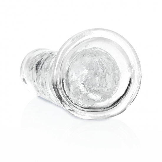 Dildo Realistico com Ventosa - 7 Pronto para um orgasmo CRISTALINO? Alcance o seu clímax com estilo com estes dildos transparentes e de formato bonito. Este dildo consegue ver através de si e sabe exatamente como gosta dele. Este dildo é adequado para u