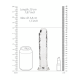 Dildo Realistico com Ventosa - 7 Pronto para um orgasmo CRISTALINO? Alcance o seu clímax com estilo com estes dildos transparentes e de formato bonito. Este dildo consegue ver através de si e sabe exatamente como gosta dele. Este dildo é adequado para u