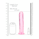 Dildo realista reto com ventosa - 8'' / 20 - Rosa Pronto para um orgasmo CRISTALINO? Alcance o seu clímax com estilo com estes dildos transparentes e de formato bonito. Este dildo consegue ver através de si e sabe exatamente como gosta dele. Este dildo é adequado para u