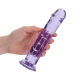 Dildo realista reto com ventosa - 8'' / 20 - Roxo Pronto para um orgasmo CRISTALINO? Alcance o seu clímax com estilo com estes dildos transparentes e de formato bonito. Este dildo consegue ver através de si e sabe exatamente como gosta dele. Este dildo é adequado para u