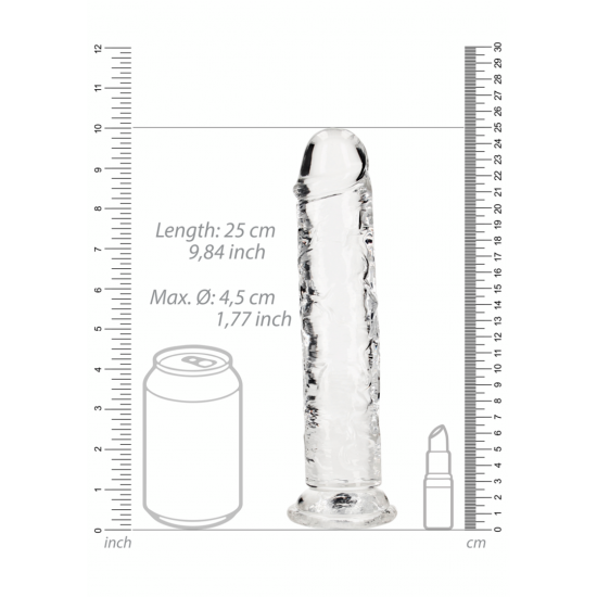 Pronto para um orgasmo CRISTALINO? Alcance o seu clímax com estilo com estes dildos transparentes e de formato bonito. Este dildo consegue ver através de si e sabe exatamente como gosta dele. Este dildo é adequado para u