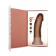 Divirta-se ao máximo com este dildo vibratório firme e macio ao toque, da RealRock®. Suas veias realistas de aparência natural no eixo, combinadas com o tamanho certo e design semelhante à pele, dão a você estimulação ex