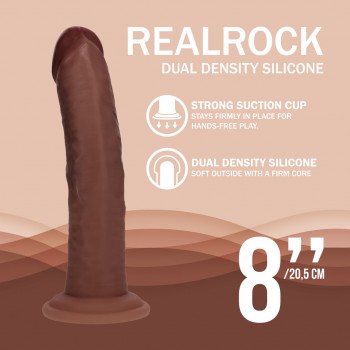 Dual Density Silicone Curved Realistic Dildo - 8