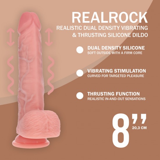 Este vibrador de silicone de dupla densidade oferece o equilíbrio perfeito entre realismo e conforto, graças à sua inovadora construção de duas camadas. O núcleo interno firme proporciona uma sensação sólida e satisfatór