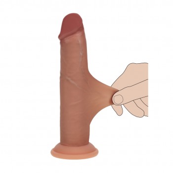 Dual Density Silicone Realistic Sliding - 7 / 18,5 cm