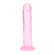 Dildo realista reto com ventosa - 6'' / 14,5 Pronto para um orgasmo CRISTALINO? Alcance o seu clímax com estilo com estes dildos transparentes e de formato bonito. Este dildo consegue ver através de si e sabe exatamente como gosta dele. Este dildo é adequado para u
