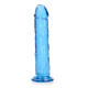 Dildo realista reto com ventosa - 9'' / 23 - Azul Pronto para um orgasmo CRISTALINO? Alcance o seu clímax com estilo com estes dildos transparentes e de formato bonito. Este dildo consegue ver através de si e sabe exatamente como gosta dele. Este dildo é adequado para u