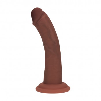Dual Density Silicone Curved Realistic Dildo - 6