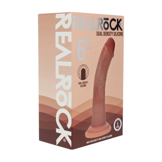 Este dildo de silicone de dupla densidade oferece o equilíbrio perfeito entre realismo e conforto, graças à sua inovadora construção de duas camadas. O núcleo interno firme proporciona uma sensação sólida e satisfatória
