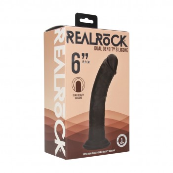 Dual Density Silicone Curved Realistic Dildo - 6