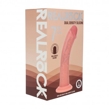 Dual Density Silicone Curved Realistic Dildo - 7