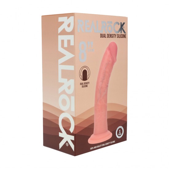 Este dildo de silicone de dupla densidade oferece o equilíbrio perfeito entre realismo e conforto, graças à sua inovadora construção de duas camadas. O núcleo interno firme proporciona uma sensação sólida e satisfatória