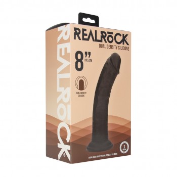 Dual Density Silicone Curved Realistic Dildo - 8