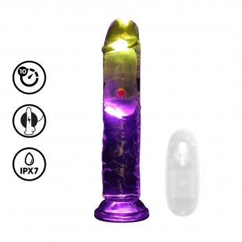 LED Vib Straight Cock - 7 / 18 cm 