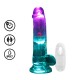 Experimente o máximo prazer com o dildo vibratório RealRock. Suas veias realistas, formato realista e textura macia, semelhante à da pele, proporcionam uma estimulação incrível. A potente ventosa permite o uso sem as mão