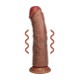 Divirta-se ao máximo com este dildo vibratório firme e macio ao toque, da RealRock®. Suas veias realistas de aparência natural no eixo, combinadas com o tamanho certo e design semelhante à pele, dão a você estimulação ex