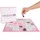 MISSÃO 69 é um jogo de tabuleiro para casais que os levará a uma jornada erótica em espiral.Complete os desafios picantes que os aguardam até chegarem à casa 69 para um final inesquecível.Como jogar:O jogador mais velho